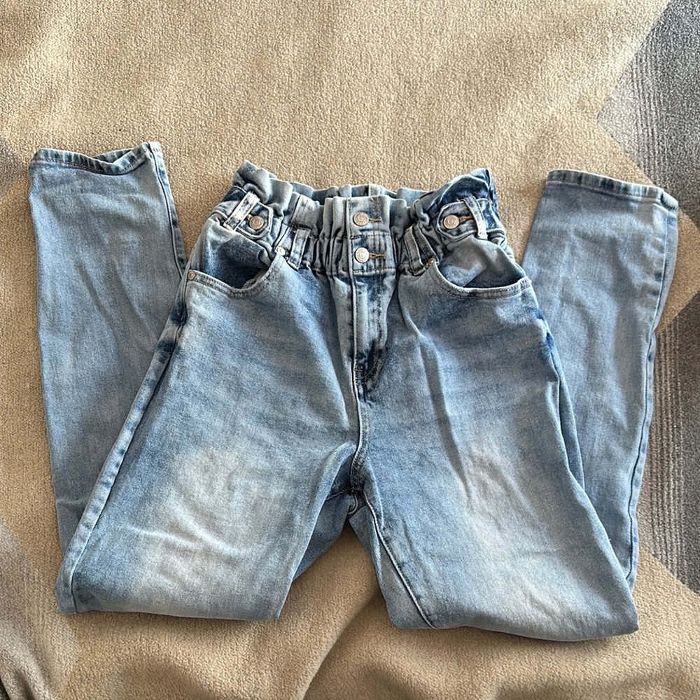 Almost Famous High Rise Paperbag Waist Jeans